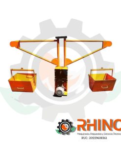 WINCHE ELECTRICO NACIONAL PARA CONSTRUCCION CON MOTOR WEG TRIFASICO DE 5 HP 380V CON DOS BALDES